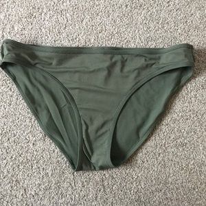 Aerie Olive Bikini Bottoms - L